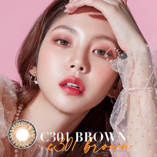 Kính áp tròng C301 BROWN - NÂU HỔ PHÁCH