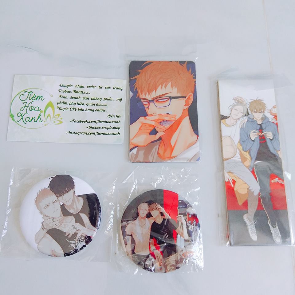 Huy hiệu, card dán, bookmark, móc khoá standee 19 days 19 ngày