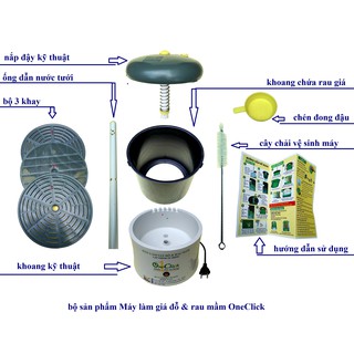 Máy làm giá đỗ và rau mầm OneClick
