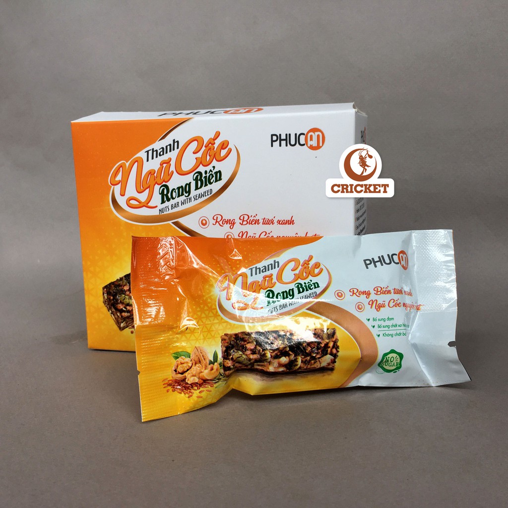 [ Ăn Kiêng ] Thanh Ngũ Cốc Chà Bông Phúc An Ngũ Cốc Thơm Ngon Chà Bông Hảo Hạng - Hộp 100g (5 gói x 20g) | BigBuy360 - bigbuy360.vn