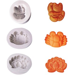 KHUÔN SILICONE 3D MÈO THẦN TÀI