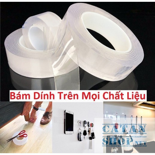 Cuộn keo dán cố định đồ vật 3cmx3m dày 1mm giúp dễ dàng cố định đồ vật trong gia đình