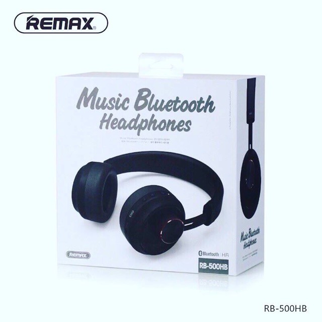 Tai Bluetooth REMAX RB-500HB chụp đầu (Chính hãng - Bảo hành đổi mới 06 tháng)