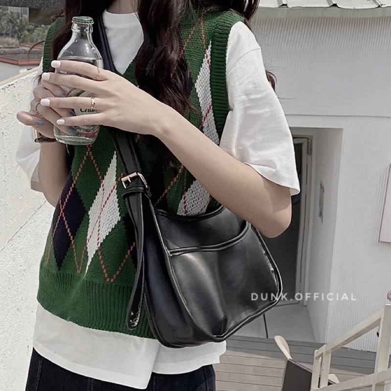 TÚI DA ĐEO CHÉO BASIC BẢN NAM NỮ • COMPARTMENT BAG• HÀNG LOẠI 1