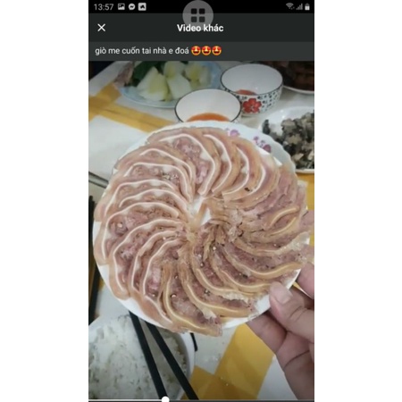 Sỉ 1kg giò me (bê) chuẩn Nghệ An❤NOWSHIP❤ Lẻ giá sỉ chỉ có ở shopee. Giò bê (giò me) Nghệ An loại 1kg, không hàn the.