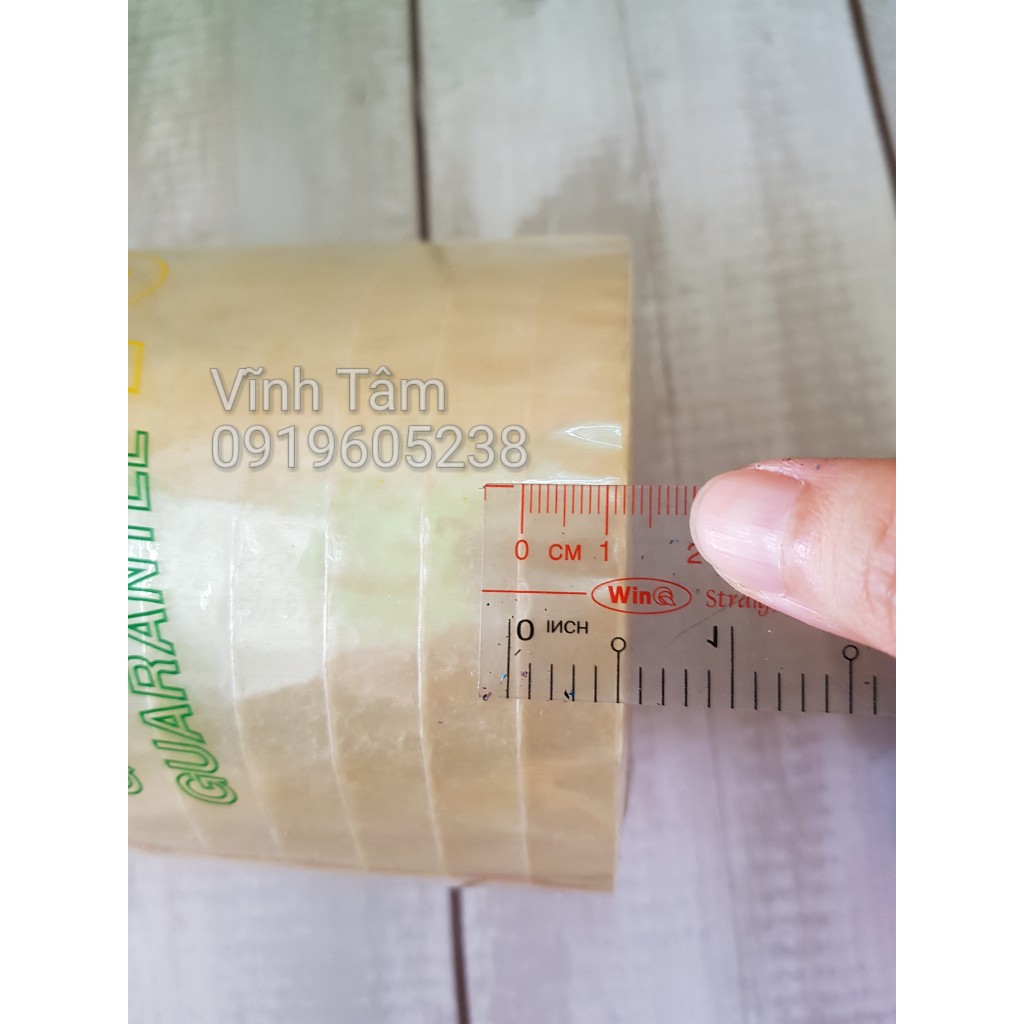 BĂNG KEO TRONG 1,2 P x 100Y LÕI SIÊU MỎNG