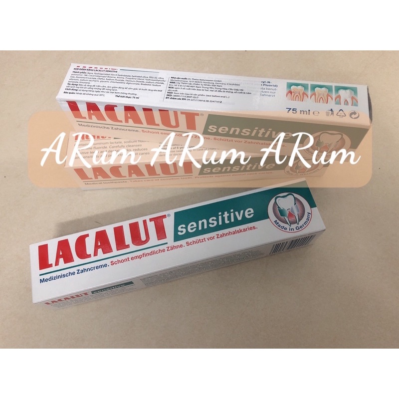 Kem đánh răng LACALUT SENSITIVE dành cho răng nhạy cảm
