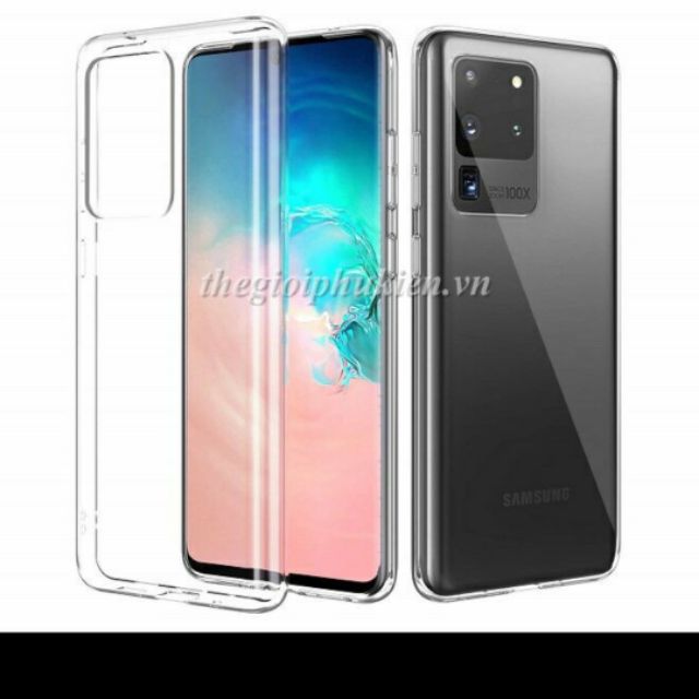 Ốp silicon dẻo ou case trong suốt cho Samsung S20/S20+/S20 ULTRA