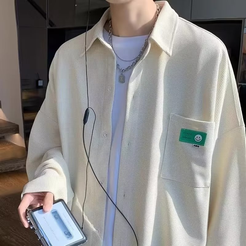 Áo Sơ Mi Nam Tay Dài Dáng Rộng Thời Trang Hàn Quốc Đơn Giản Trẻ Trung Cho áo sơ mi nữ form rộng áo sơ mi tay dài áo cặp nam nữ đồ đôi
