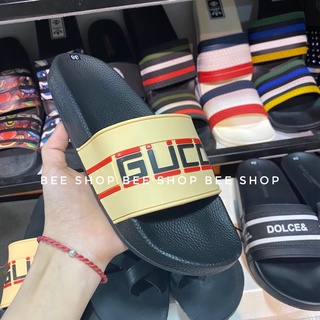 Dép lê nam quai ngang GG chữ nổi - Dép hè nam tiện lợi, giá rẻ - Bee Shop