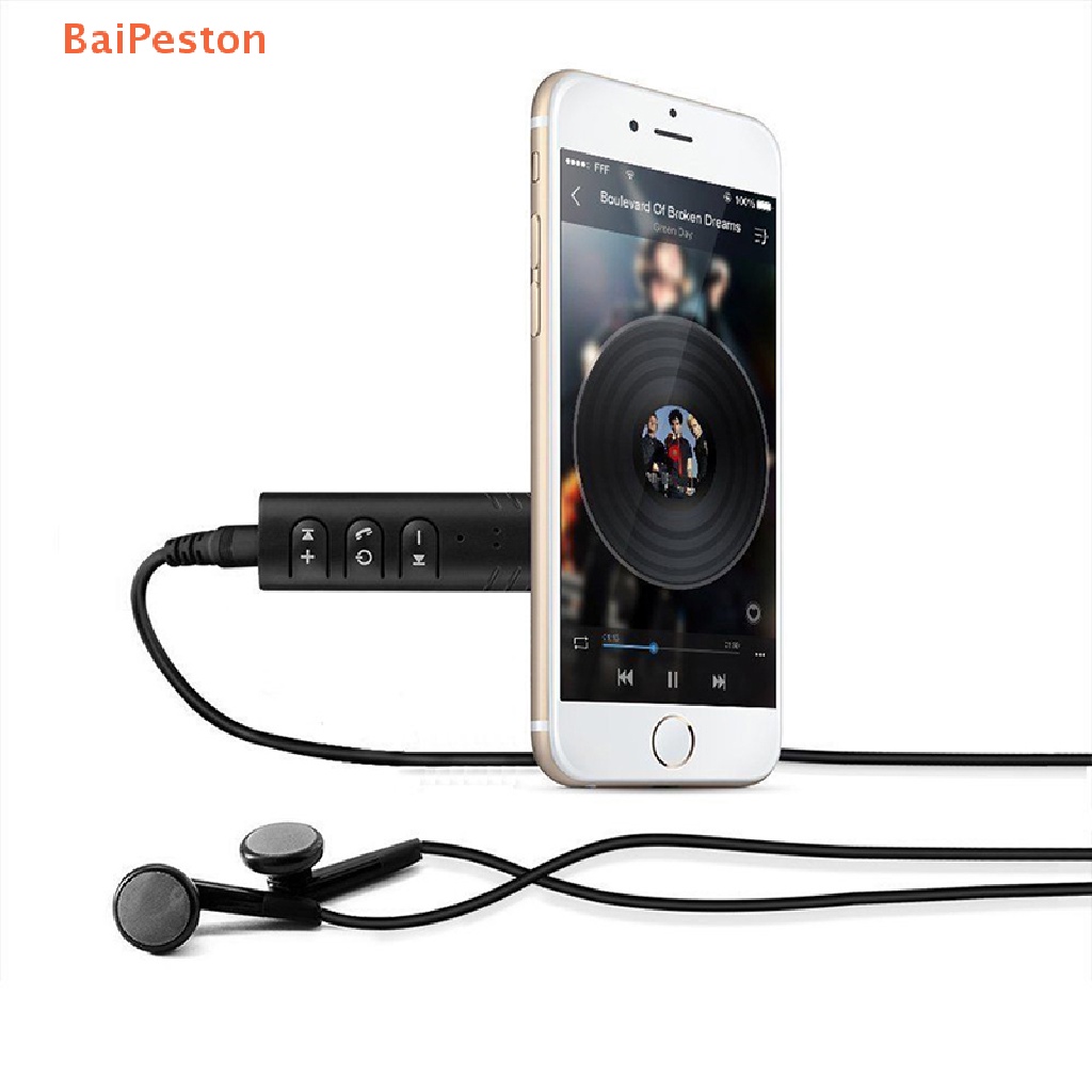 Thiết Bị Nhận Tín Hiệu Âm Thanh Bluetooth Không Dây Mini Giắc Cắm 3.5mm