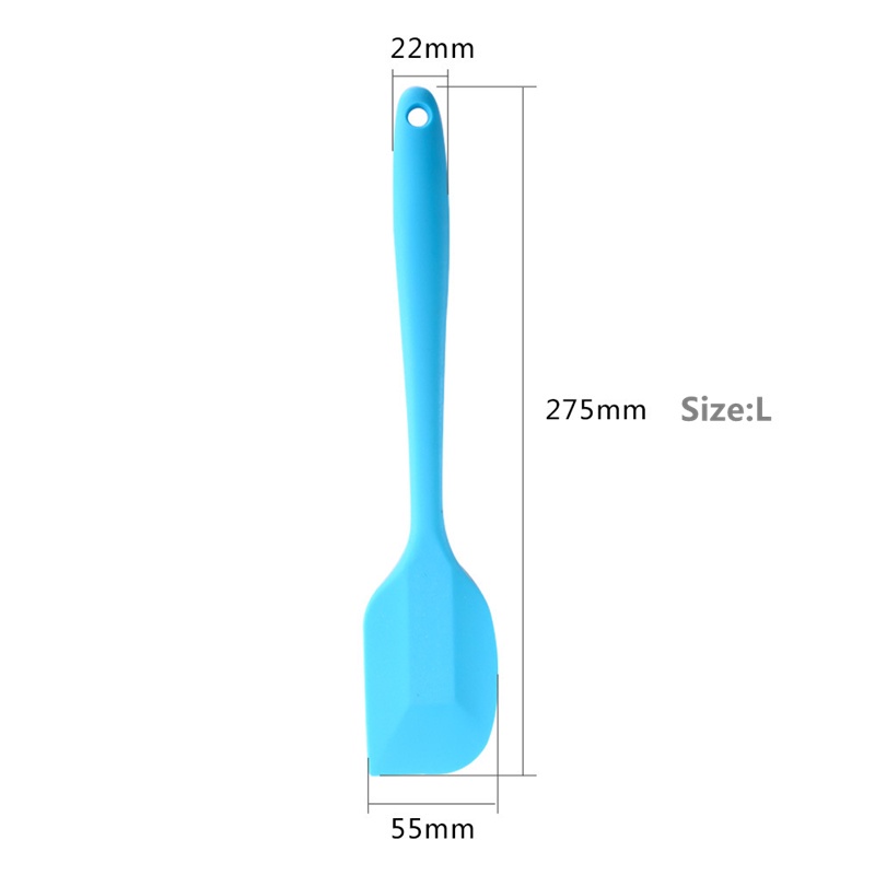 Thìa phết kem dùng làm bánh bản dẹt bằng silicon