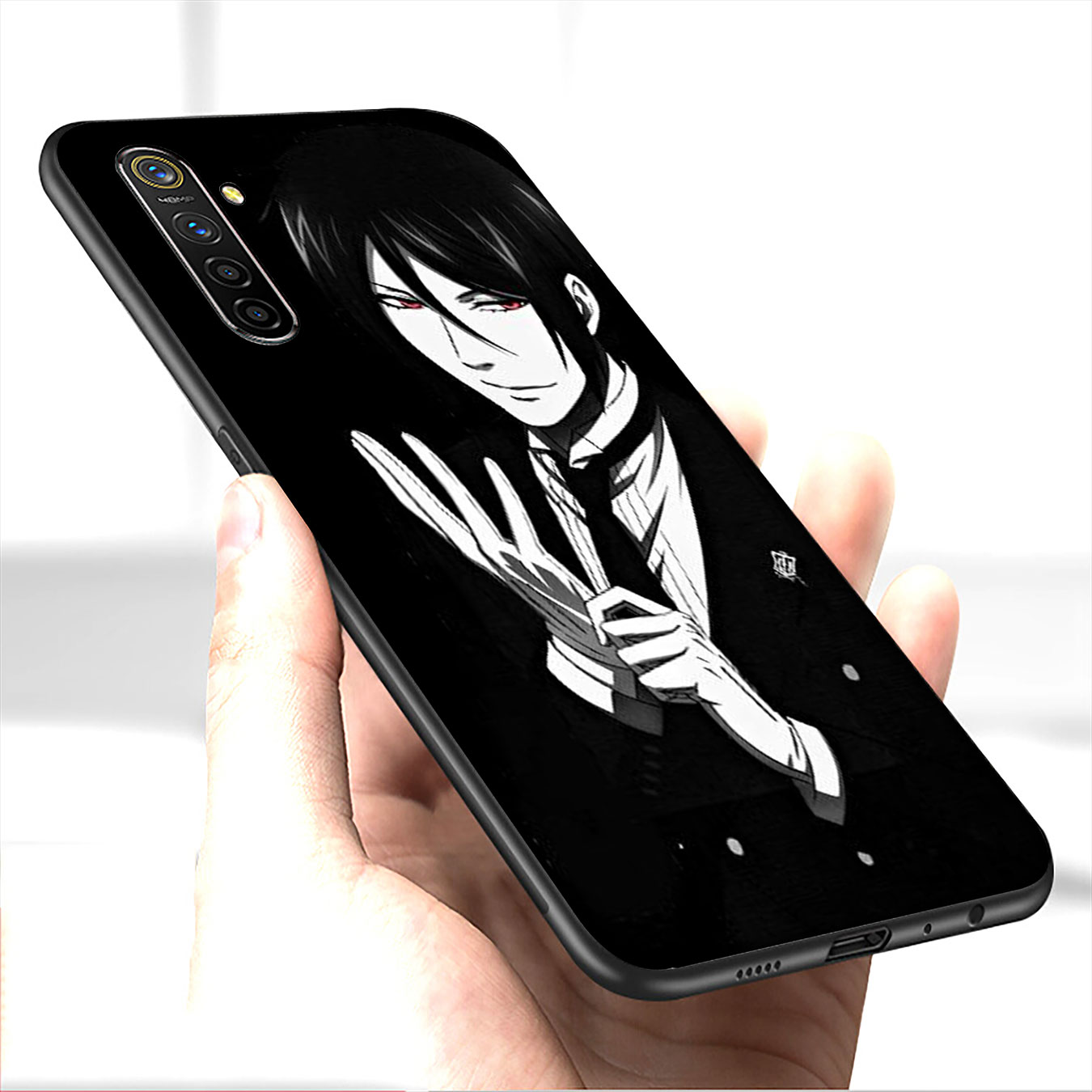 Ốp Điện Thoại Silicon Mềm Hình Anime Black Butler Kuroshitsuji Cho Oppo Realme C3 C2 6 5 5i 5s 3 Pro 2 A5 Q Xt Xt