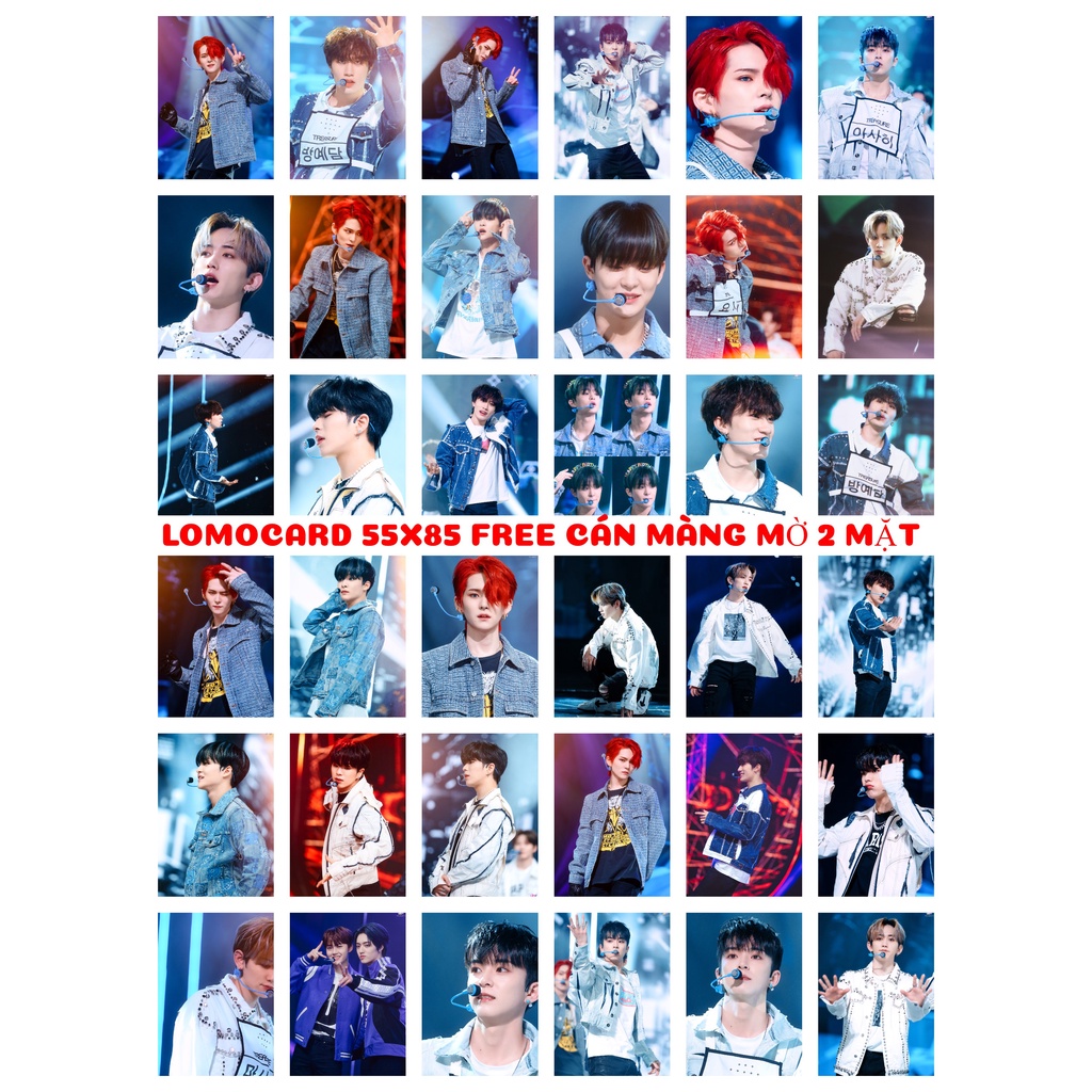 Lomo card 72 ảnh nhóm TREASURE 13 - JIKJIN sân khấu Inkygayo