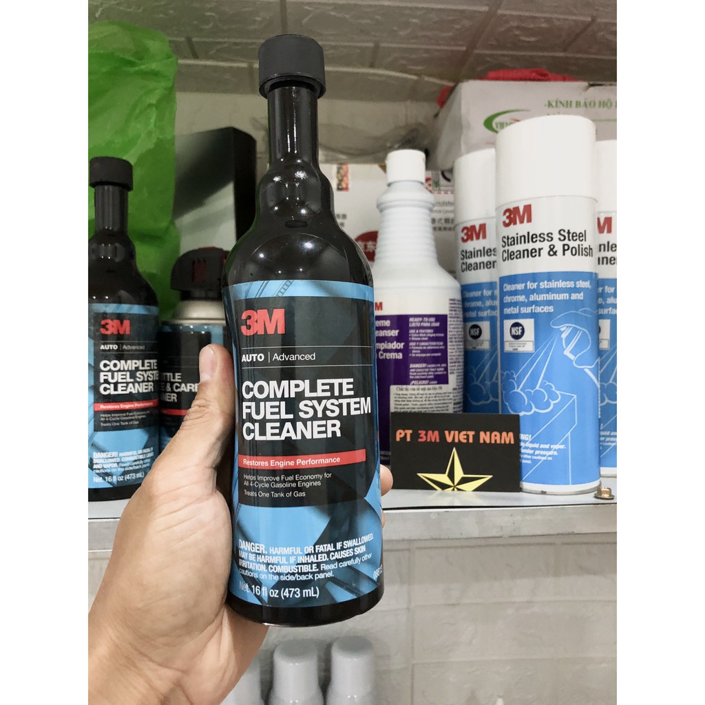 Xúc cặn bình xăng – 3M complete fuel system cleaner 08813