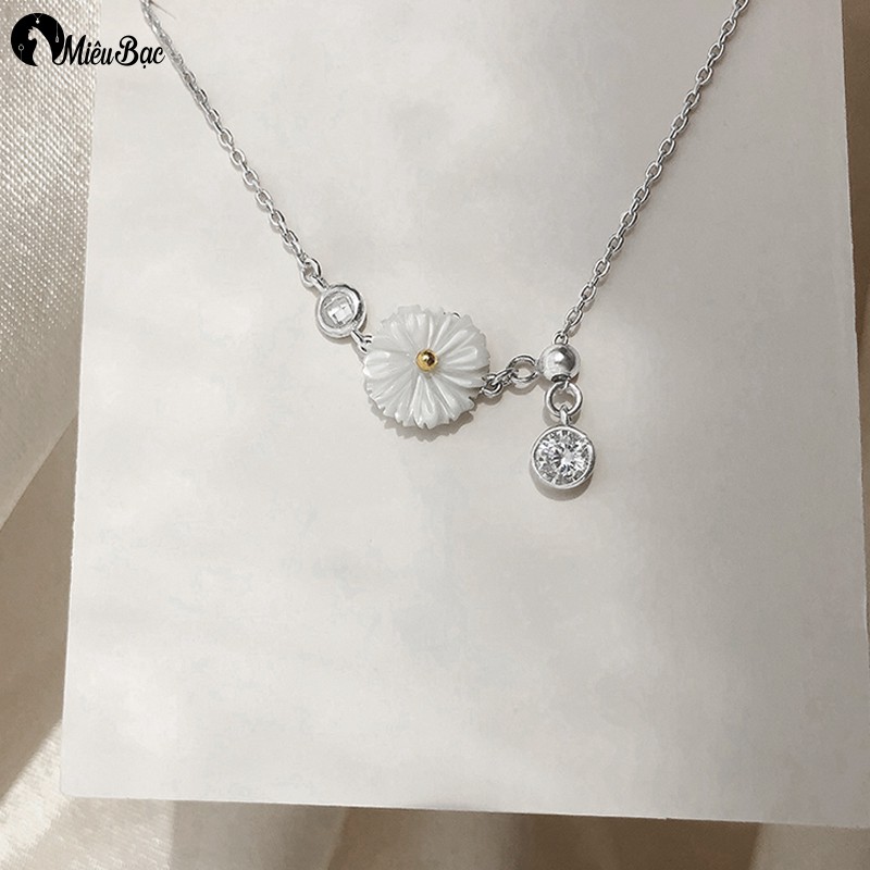Lắc chân bạc nữ MIÊU BẠC cúc họa mi chất liệu bạc S925 phụ kiện trang sức nữ L500132