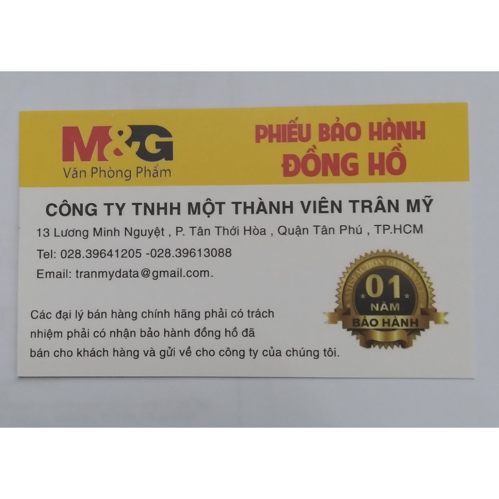 Đồng hồ báo thức M&amp;G thân bằng sắt có 3 màu, bên trong in hình chú Gấu (giao màu ngẫu nhiên)ARC92503/ARC92504- 1 cái