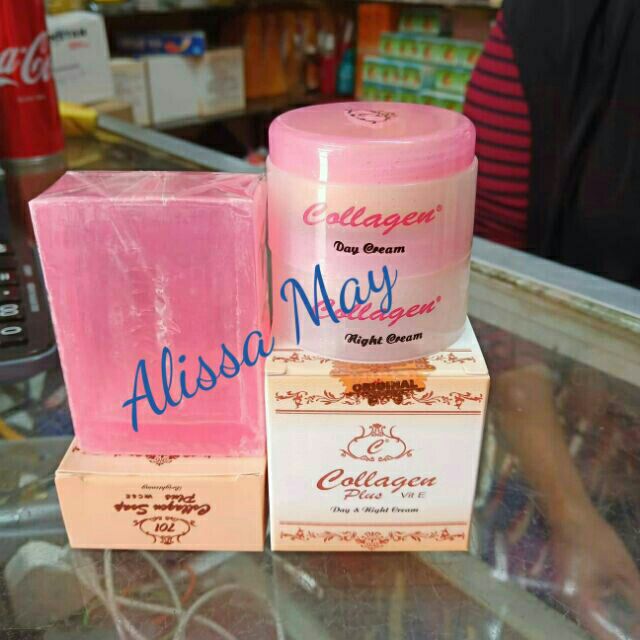 KEM + SOAP💋COLLAGEN PLUS VITAMIN E💋INDONESIA 💋