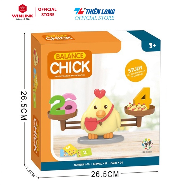 Bộ đồ chơi cho bé học Toán Balance Chick