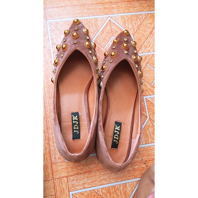 Giày nhung đế 3p