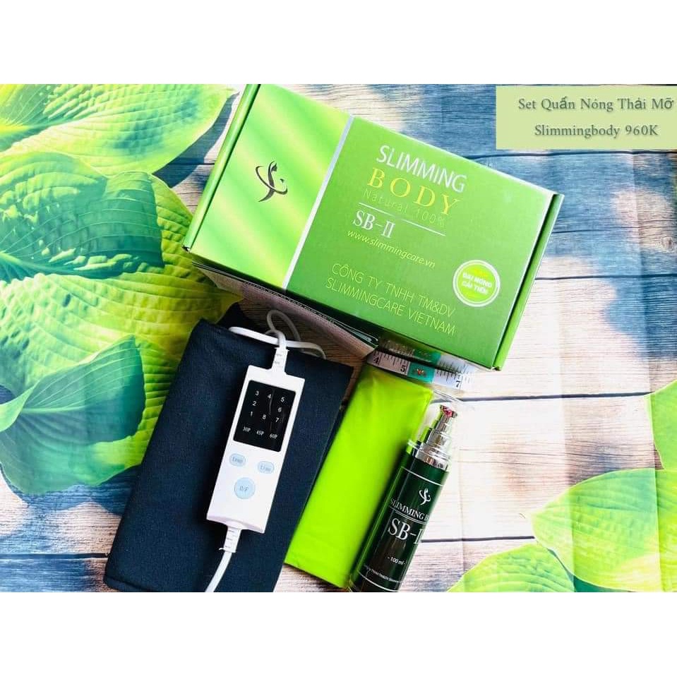 Bộ Ủ Nóng Slimming Body SB-2, Ủ Nóng Tan Mỡ, Siết Eo Thon Gọn, Đánh Bay Mỡ Thừa
