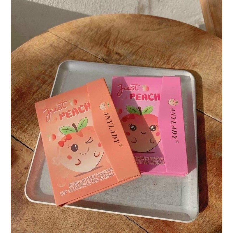 BẢNG PHẤN MẮT MÁ JUST PEACH ANYLADY