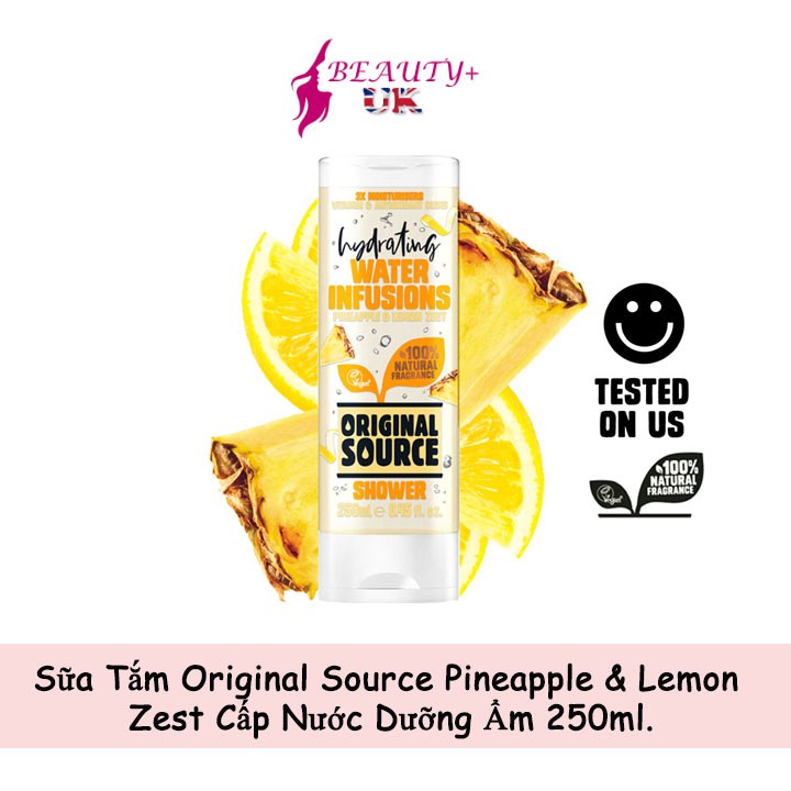 Sữa Tắm Original Source Pineapple & Lemon Zest Cấp Nước Dưỡng Ẩm 250ml