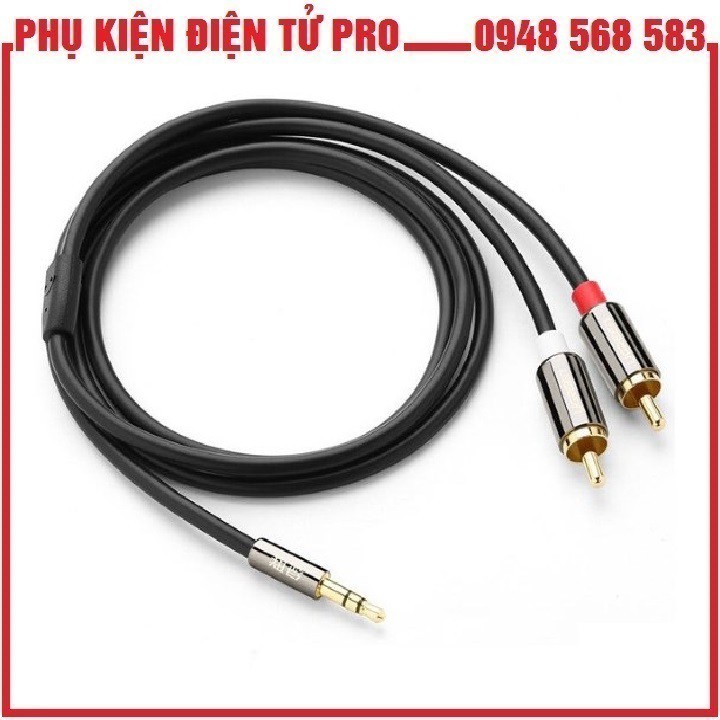 Dây Chia Âm Thanh 3.5Mm Ra 2 Đầu Rca 1.5M Ugreen Ug-10583