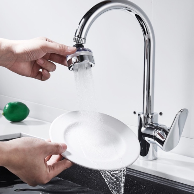 Đầu lọc tăng áp gắn vòi rửa mặt  rửa chén bát xoay 360 đa năng tiện dụng cho nhà bếp