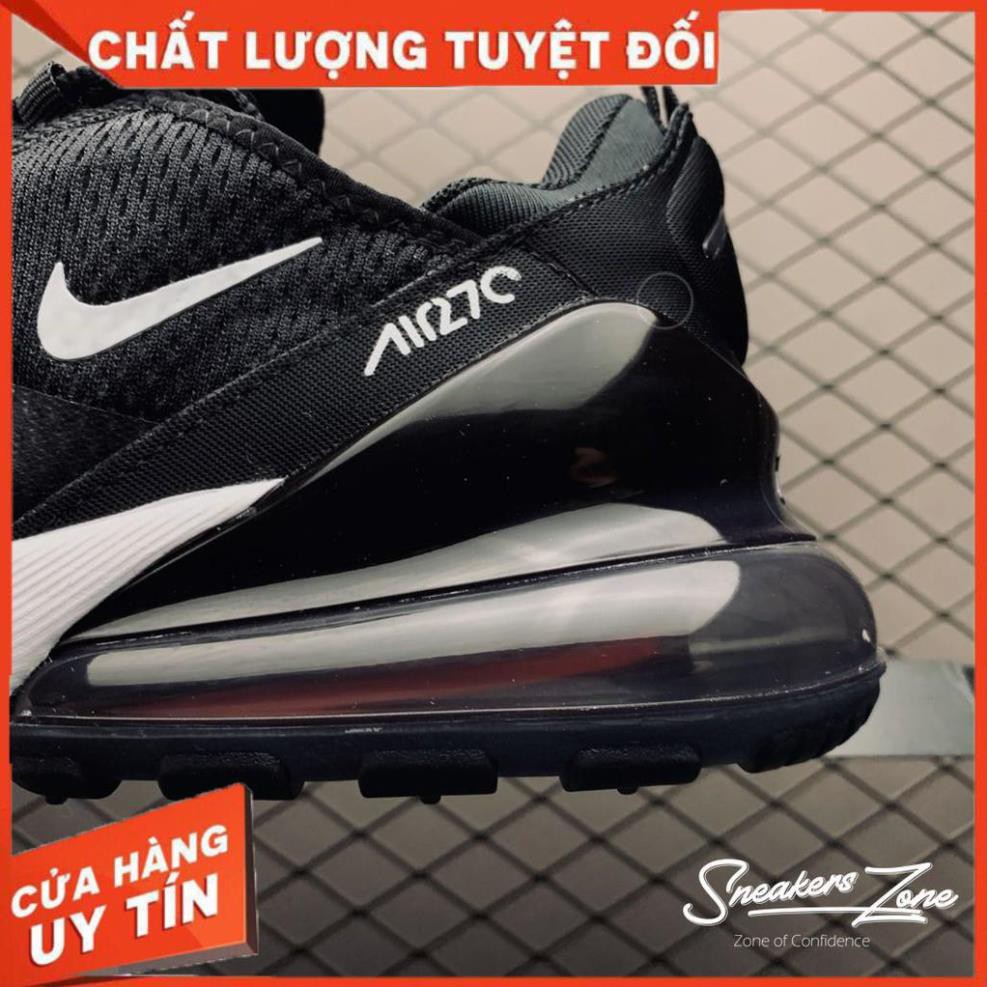 GIẦY đẹp (FREESHIP+HỘP+QUÀ) Giày thể thao Air Max 270 đen đế trắng siêu đẹp cho nam và nữ siêu đẹp giá tốt 2020 : hot