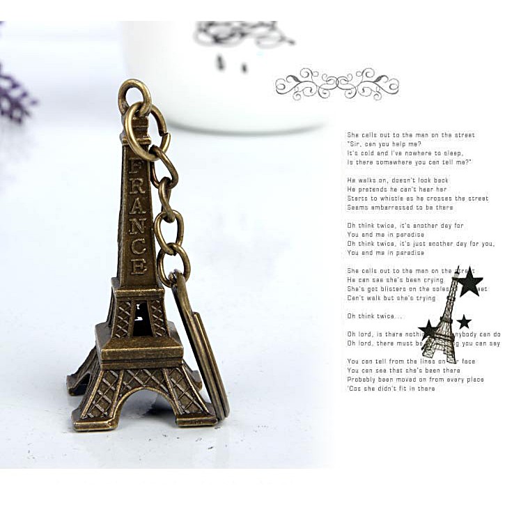 MÓC KHOÁ MÔ HÌNH THÁP EIFFEL (CAO 4.8 CM)