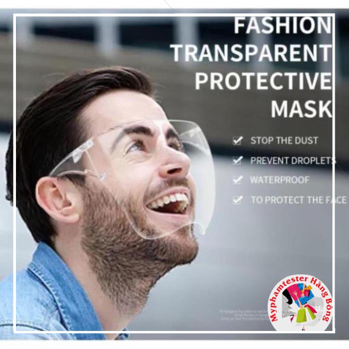 (SIÊU HOT) Khẩu trang nhựa trong suốt chống giọt bắn