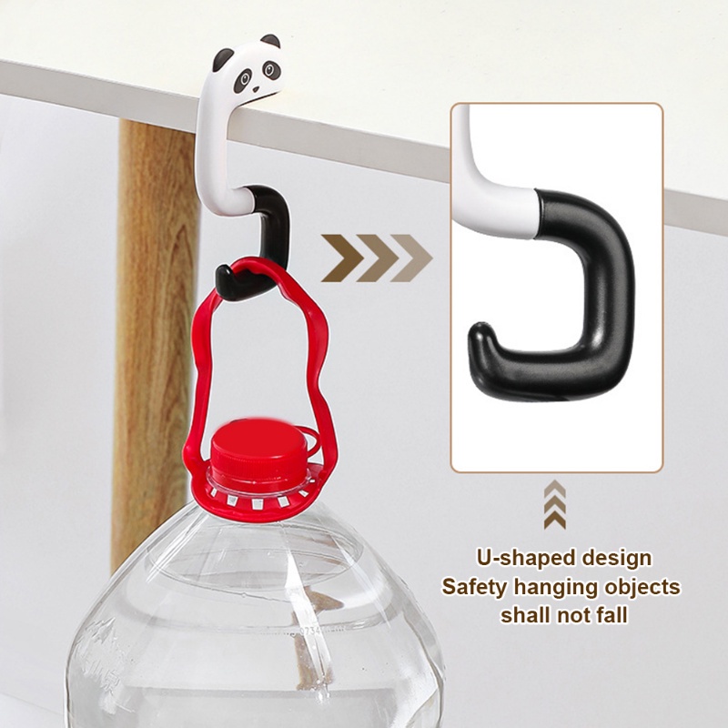 1 Móc Treo Túi Xách Đa Năng Hình Động Vật Hoạt Hình Dễ Thương