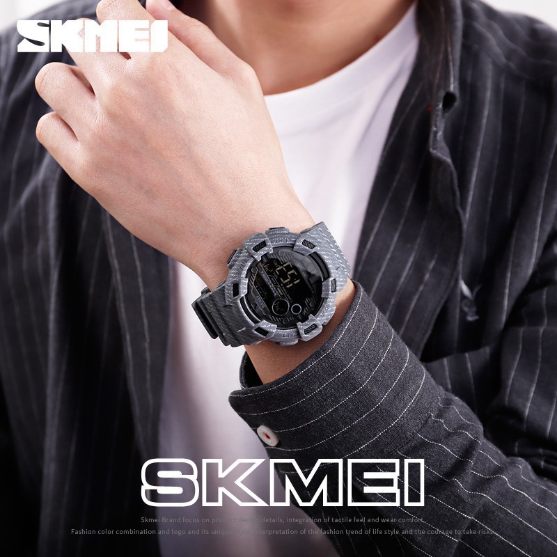 SKMEI Đồng hồ nam quân đội phong cách thể thao rằn ri 1472 | BigBuy360 - bigbuy360.vn