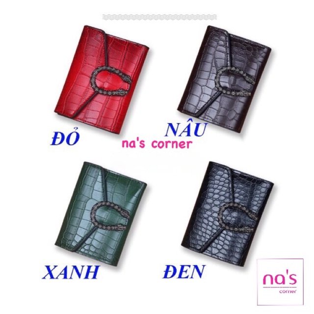 Ví da cầm tay cao cấp nữ đầu rồng da rắn