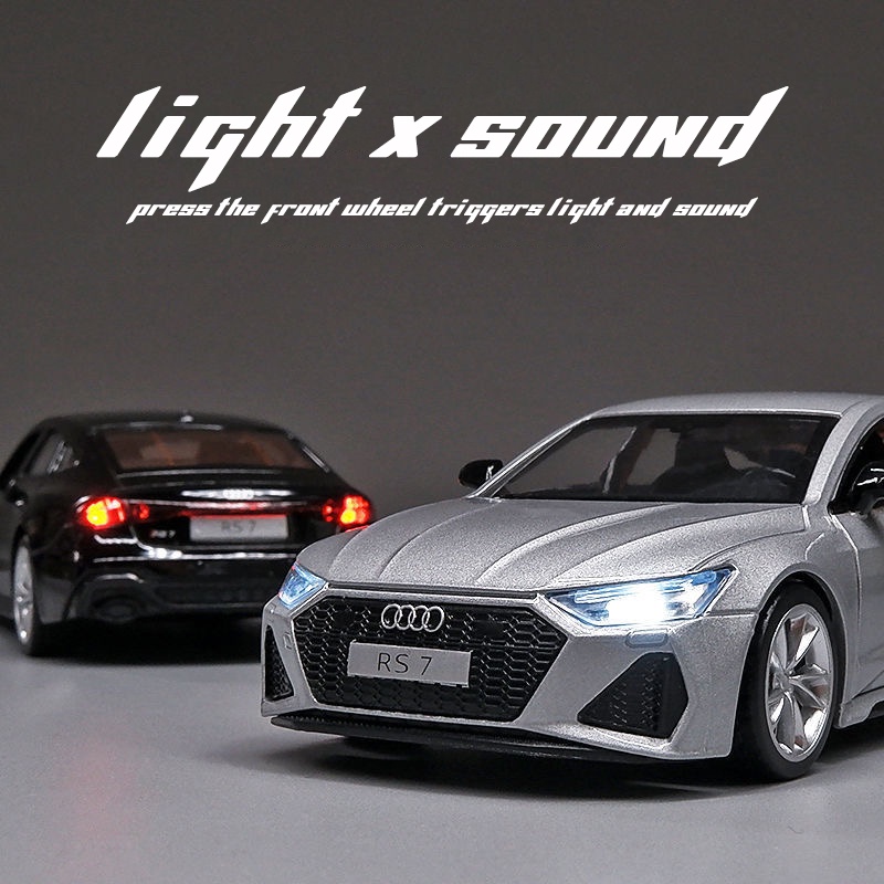 Mô Hình Xe Hơi Audi RS7 Bằng Hợp Kim Tỉ Lệ 1: 35 Có Đèn Và Nhạc Độc Đáo Sống Động