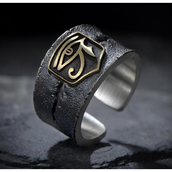 Nhẫn Nam Bạc Đẹp Cá Tính Unisex HipHop Basic Ngầu Trơn Nam Ximen Ring Lucifer Store Nhẫn Titan Không Gỉ - Ximen