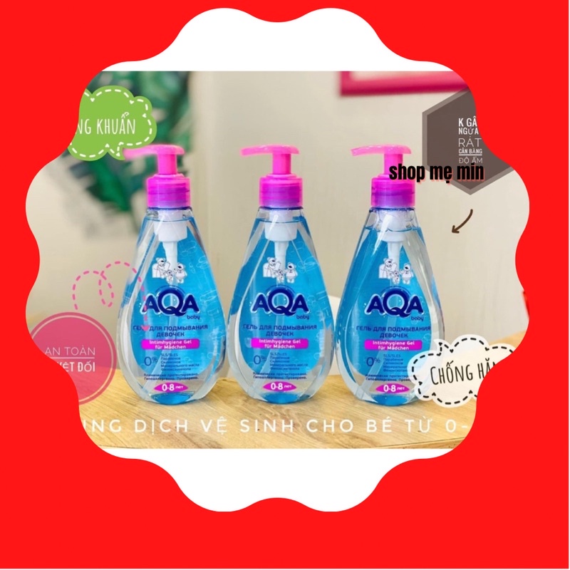 [ Chính Hãng ] Dung dịch vệ sinh vùng kín cho bé từ 0m+ aQa Baby 250ml