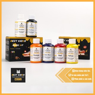 Combo sơn vẽ giày Bezt Kicks Custom Paint 6-9-12 màu.