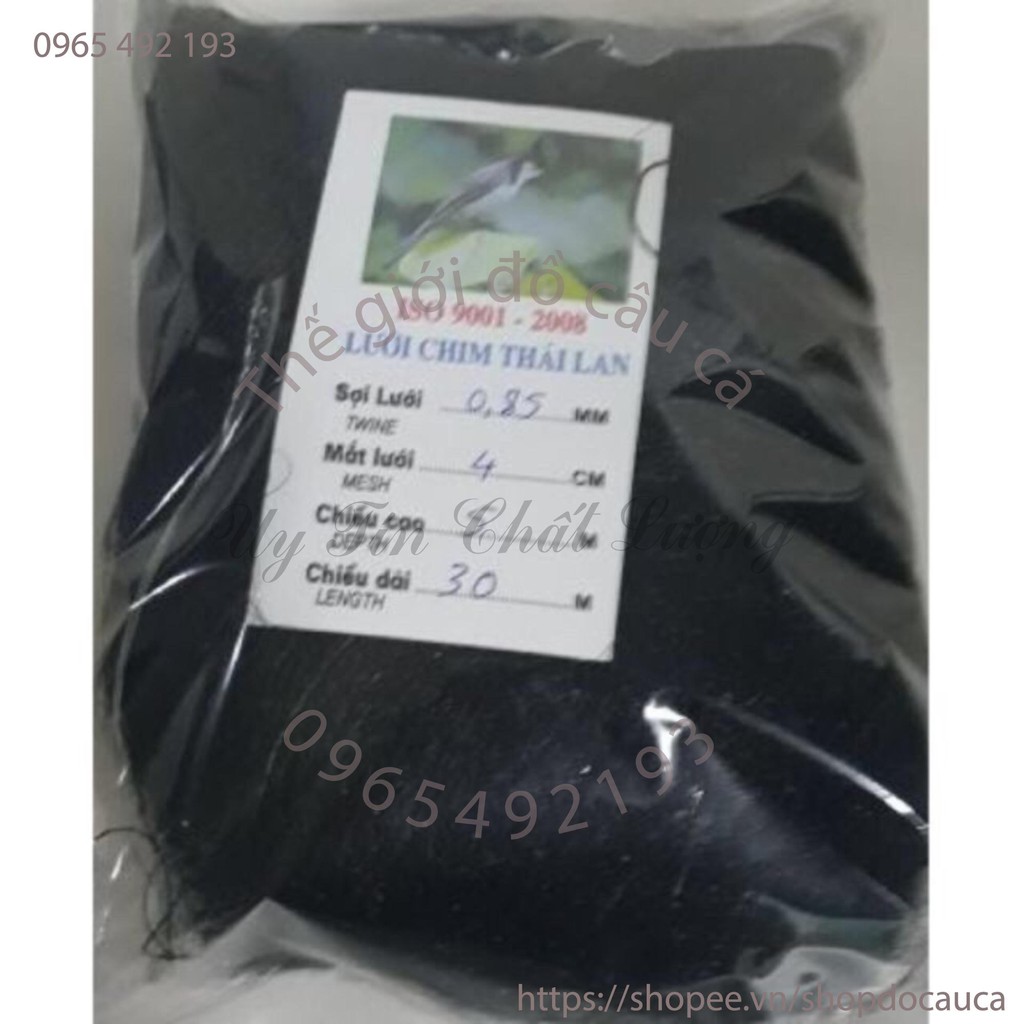 Lưới tàng hình bắt chim sẻ 30m loại tốt ( rẻ vô địch )