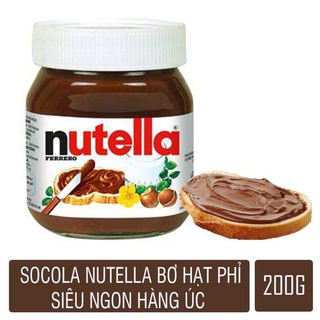 Bơ hạt phỉ phết cacao Nutella 200g