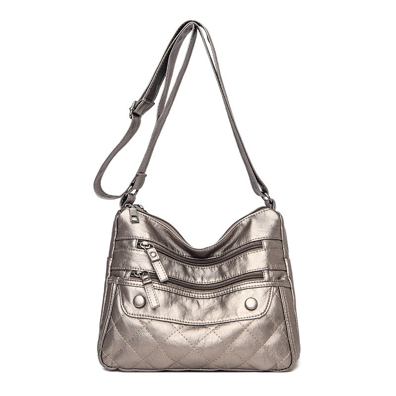 Túi Đeo Chéo Nữ Da Mềm Nhiều Ngăn Kiểu Mới Dành Cho Chị Em Công Sở