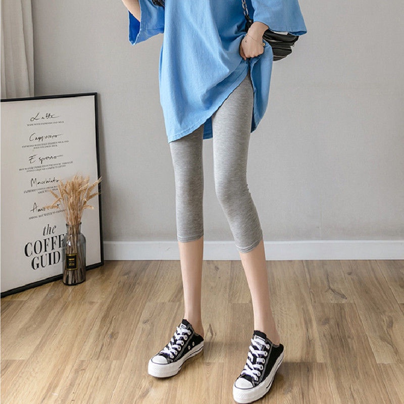 quần legging new high-waist elastic tight-fitting slimming plus size all-match