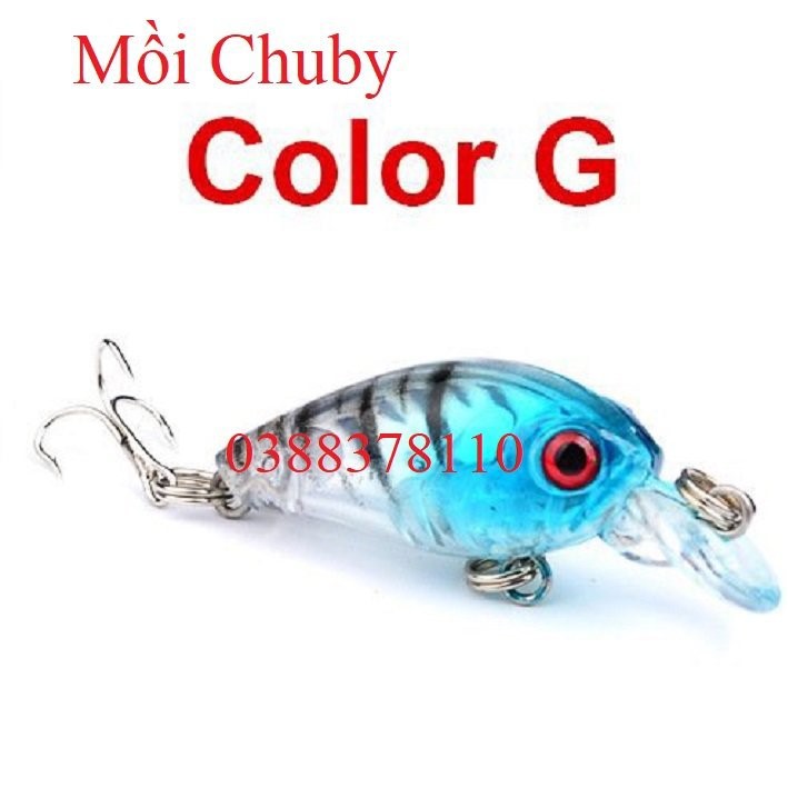 Cá Giả Câu, Mồi Chuby Chuyên Dùng Câu Lure Cao Cấp - MG 6