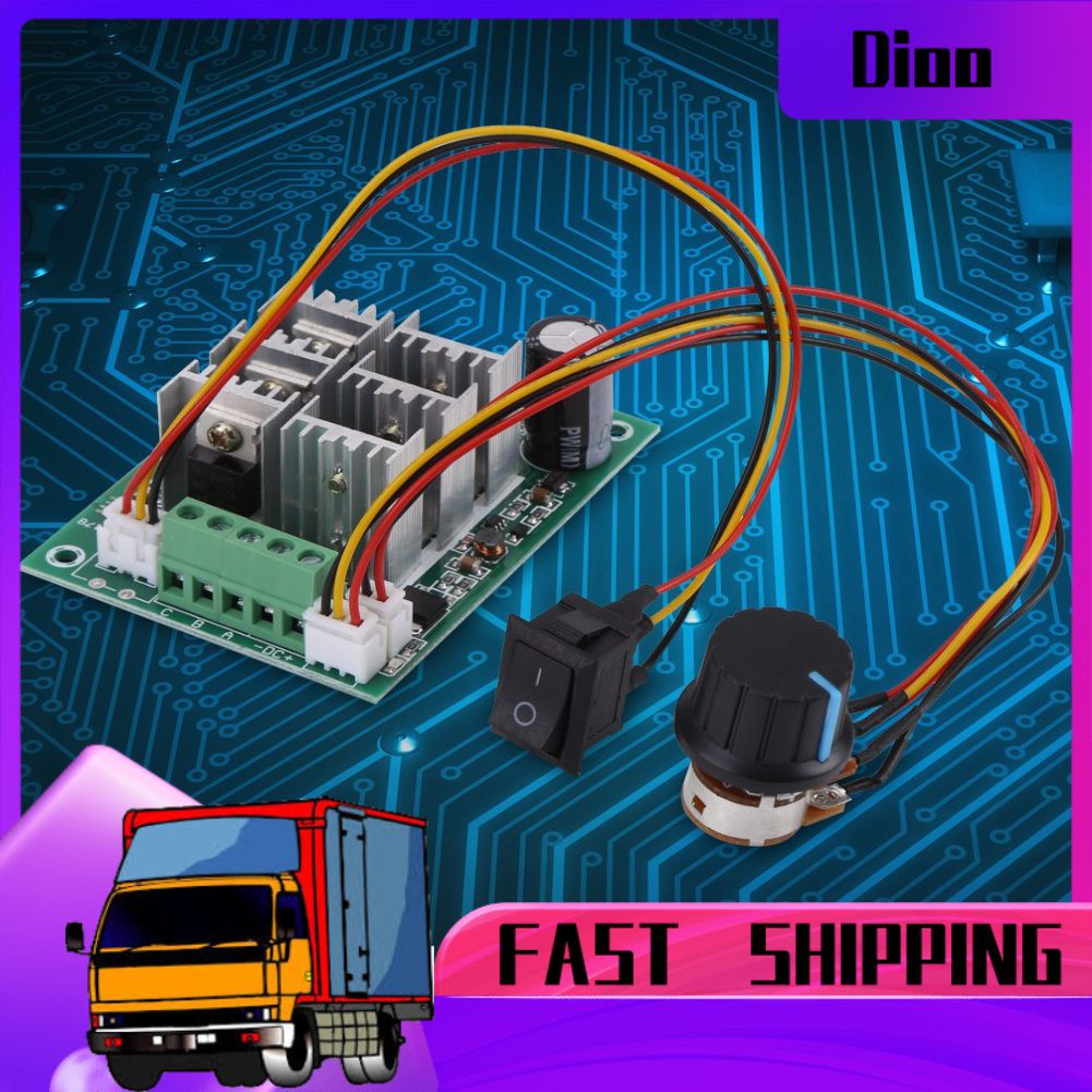 Công Tắc Điều Khiển Tốc Độ Động Cơ Không Chổi Than Dioo DC 5V-36V 15A 3 Pha