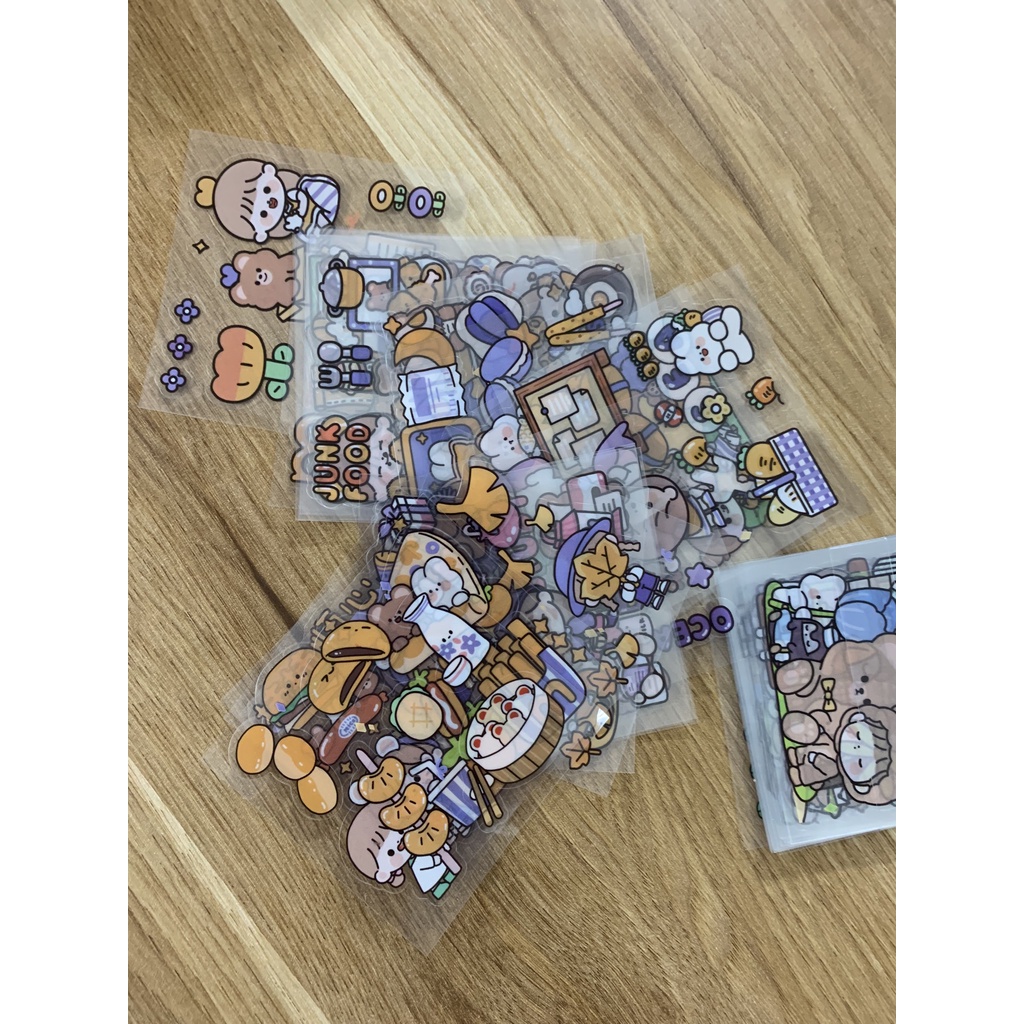 Hình Dán Sticker 2D Dán Bình Nước Siêu Đáng Yêu nhiều mẫu Trang Trí Bình Siêu Xinh Và Dễ Thương