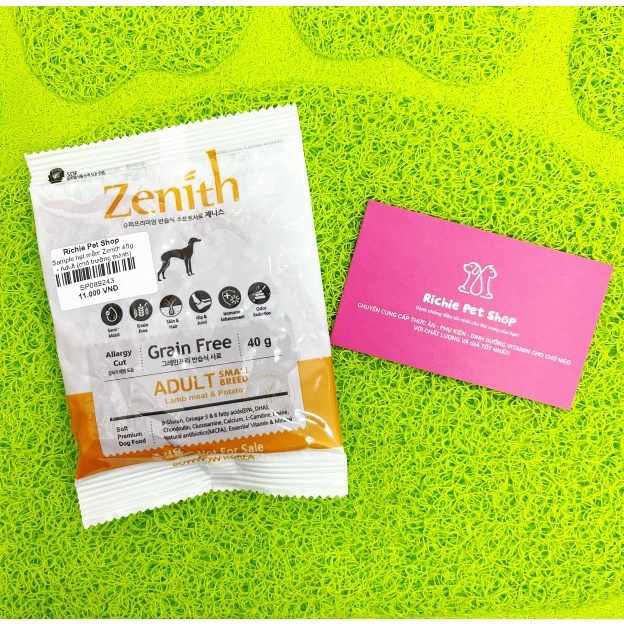 Thức Ăn Hạt Mềm Zenith cho chó con và chó trưởng thành - Gói ăn thử 40g