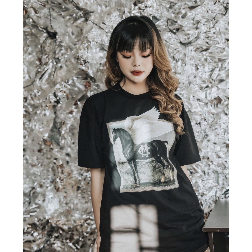 Áo thun tay lỡ Mikenco Pegasus , áo thun nam nữ unisex , Cocmer_vn