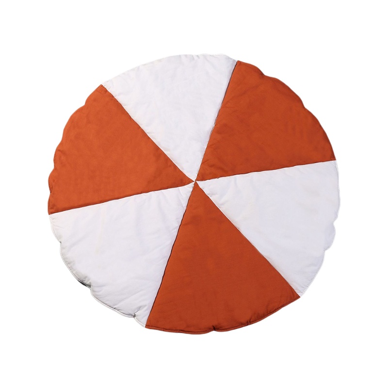 Tấm Thảm Trải Sàn Hình Tròn Chất Liệu Cotton Mềm Phong Cách Bắc Âu Độc Đáo Trang Trí Nhà Cửa