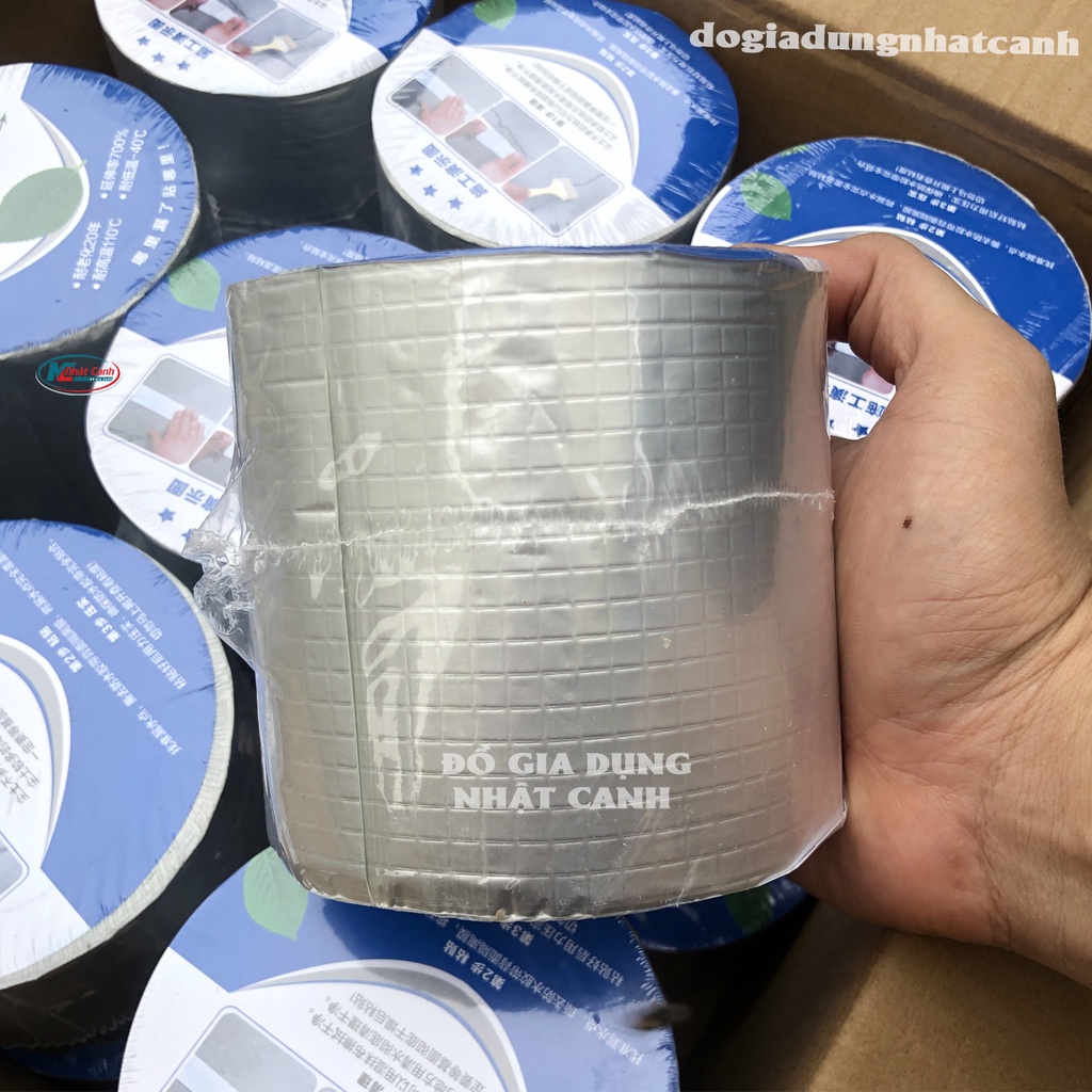 Băng keo chống thấm có lớp phủ nhôm chịu nhiệt chuyên dụng chống thấm, dột siêu dính tất cả các bề mặt